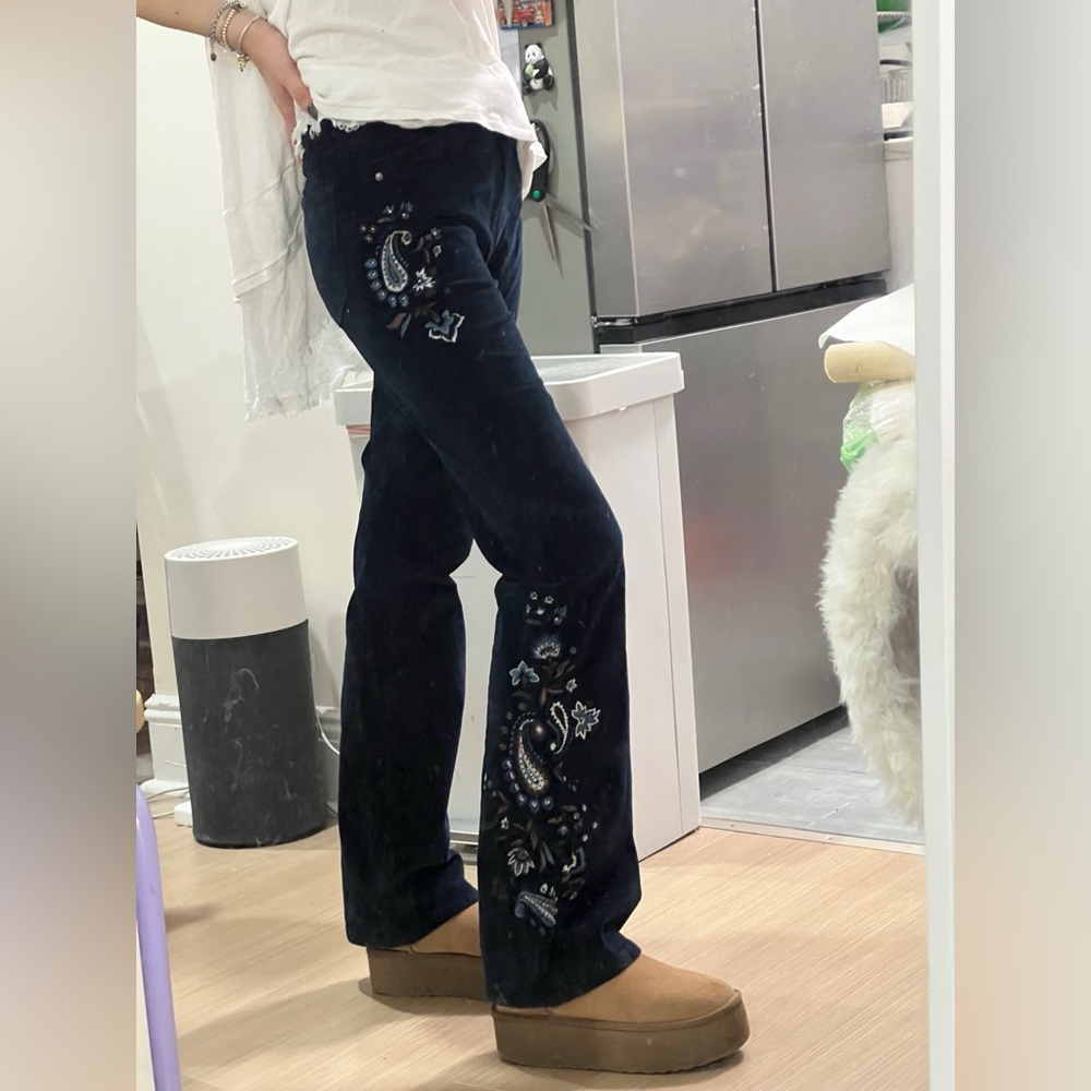 Driftwood Blue Flare Jeans for Women 28 x32